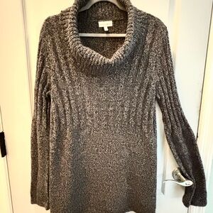 Fashion Bug Gray Cowl Neck Sweater
